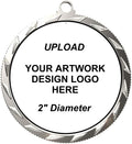 Express Medals Various Styles (Packs of 12 to 500) of Full Color Custom Logo Design Gold Silver Bronze Medals Trophy Award with Choice of Neck Ribbon Medal Trophies Gift Prize Tournament Awards