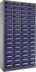 60 Drawers Bolt and Nut Tool Storage Cabinet Parts Cabinet Hardware Organization Shelves Bolts Bin Tool with Label Slots for Tool Hardware Storage, 23.6' W x 9.4' D x 45.6' H