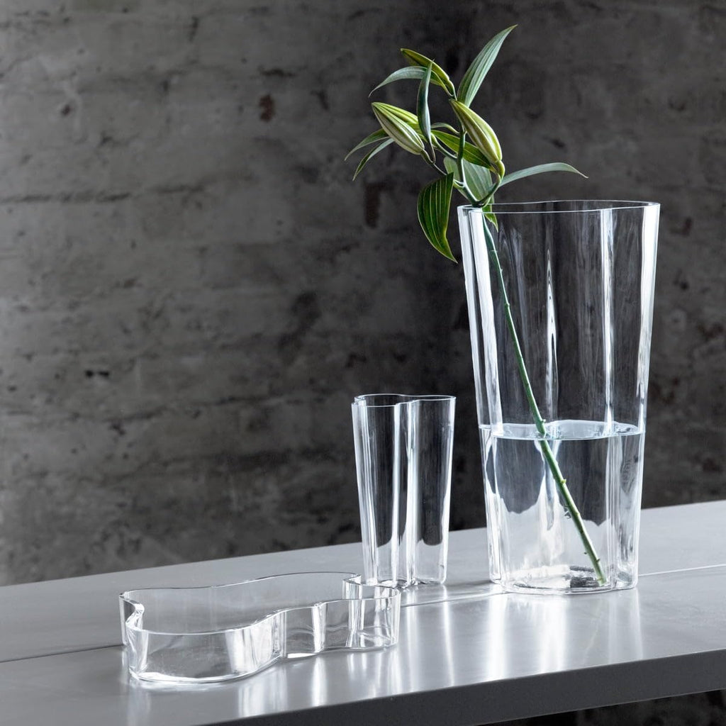 Iittala Aalto 251mm Green Glass Vase