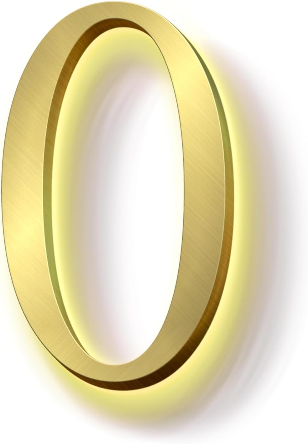 Modern Illuminated House Numbers, Backlit LED Home Address Numbers For Outside, Large Lighted House Numbers.