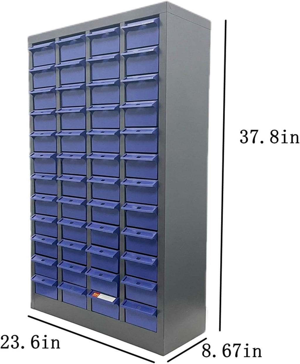 48 Drawers Parts Cabinet Bolt and Nut Tool Storage Cabinet Without Door Parts Cabinet with ABS Material Drawer for Storing Screws Trinkets and Workshop Tool