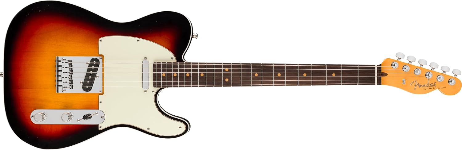 Fender American Ultra Luxe Vintage '60s Telecaster Custom Electric Guitar - 3-color Sunburst, Heirloom Lacquer