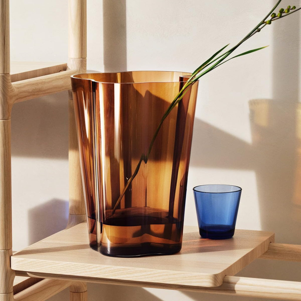 Iittala Aalto 251mm Green Glass Vase