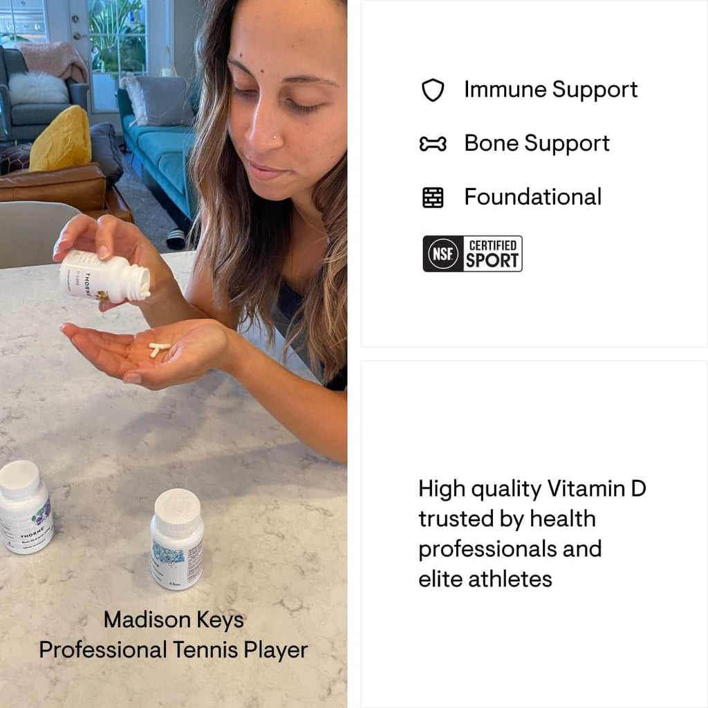 THORNE - Essential Wellness Trio - Methylation Support + Magnesium CitraMate + Vitamin D-5000-60 Servings