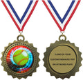 1 to 50 Packs Softball Gold Medals Trophy Award with Free Custom Engraving D03-MY402