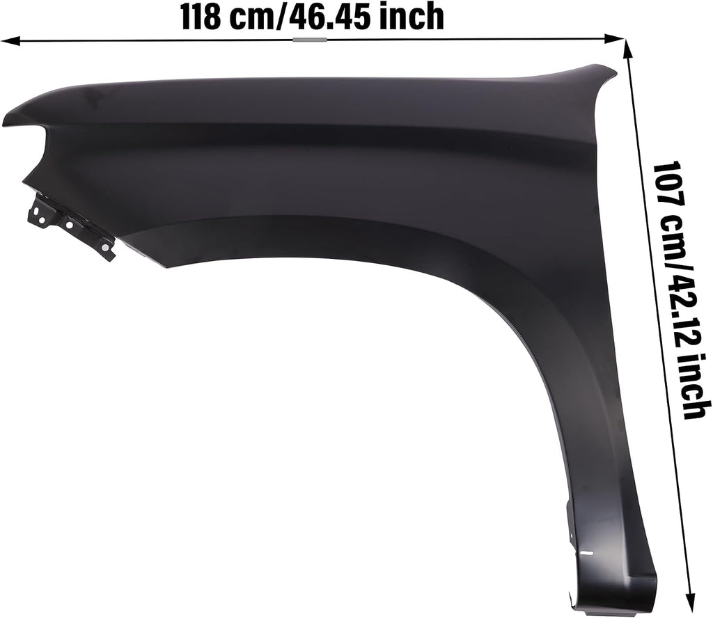 Front Left Driving Driver Side Fender Compatible with 2019-2023 Chevrolet/Chevy Silverado 1500 Primed Steel 84502610
