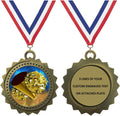 Express Medals 1 to 50 Packs Engraved Personalized Custom Cheerleading Medals Trophy Award with Neck Ribbon Medal Trophies