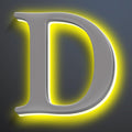 Illuminated House Number For Outside 20 Inch, Backlit LED House Number Signs Enhance Your Home's Elegance, Lighted Address Numbers, Metal House Numbers With Lights,D