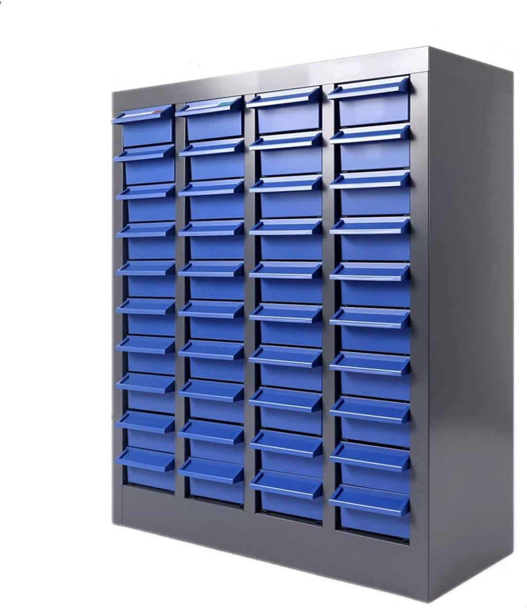75-Drawer Small Part Organizer with 5 Dividers & 2 Labels Per Drawer, Nut and Bolt Organizer with Rear Stops, Rust Prevention & Corrosion Resistant Part Cabinet for Mechanics (75-Drawer)