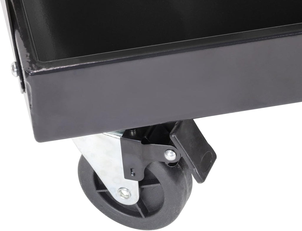 TLPB05 90 Parts Bin Shelving Storage Organizer with Locking Wheels for Shop Garage and Home