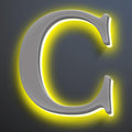 Illuminated House Number For Outside 20 Inch, Backlit LED House Number Signs Enhance Your Home's Elegance, Lighted Address Numbers, Metal House Numbers With Lights,C