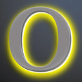 Illuminated House Number For Outside 20 Inch, Backlit LED House Number Signs Enhance Your Home's Elegance, Lighted Address Numbers, Metal House Numbers With Lights,O