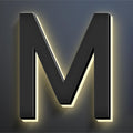 20 Inch Backlit LED Illuminated Home Address Numbers Make An Distinctive Impression Modern Lighted House Numbers For Outside Metal House Address Signs,M