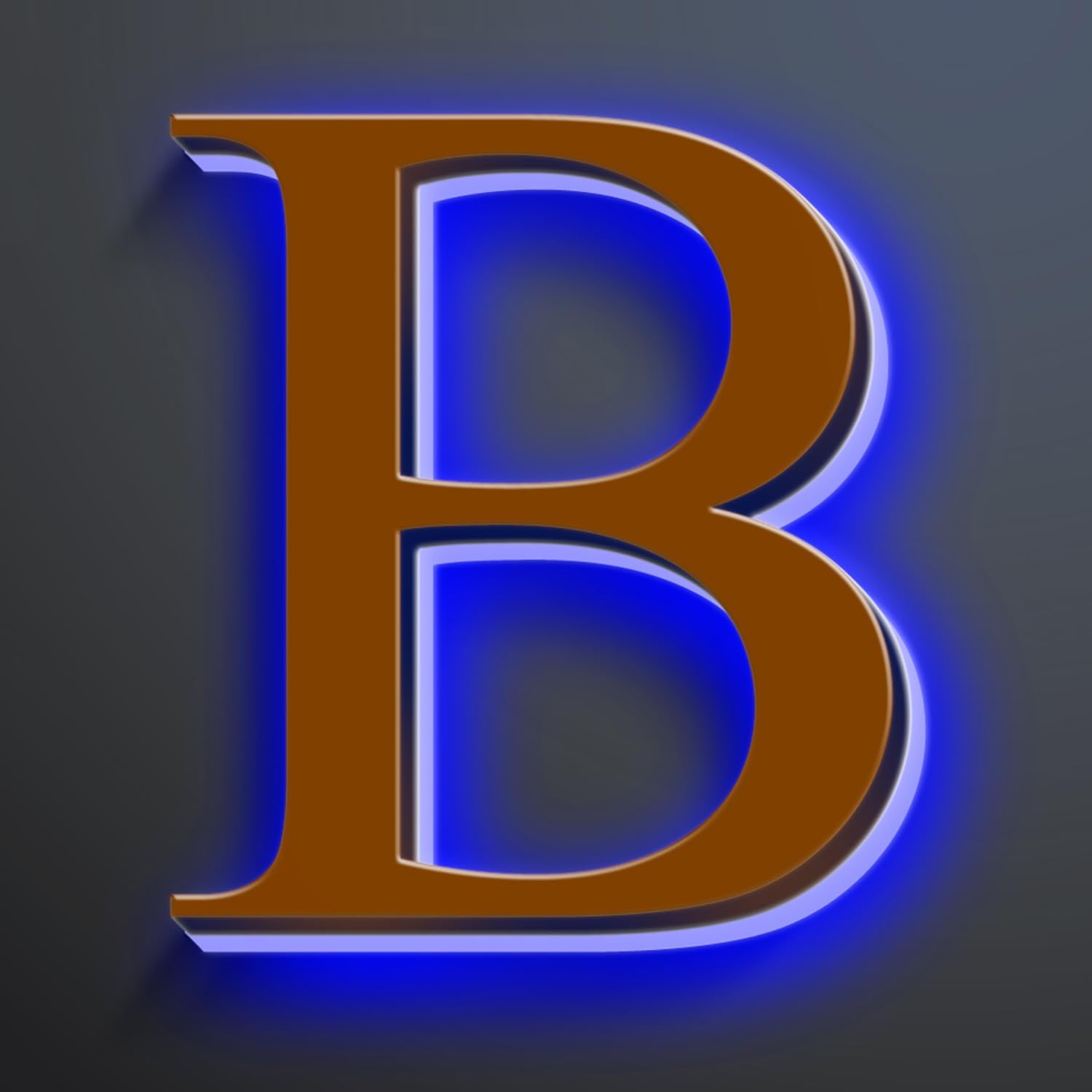 Backlit LED Illuminated House Numbers, Illuminated LED Home Address Numbers, Modern Address Signs For House, Stainless-Steel Lighted House Numbers For Outside,20 Inch/500mm,B