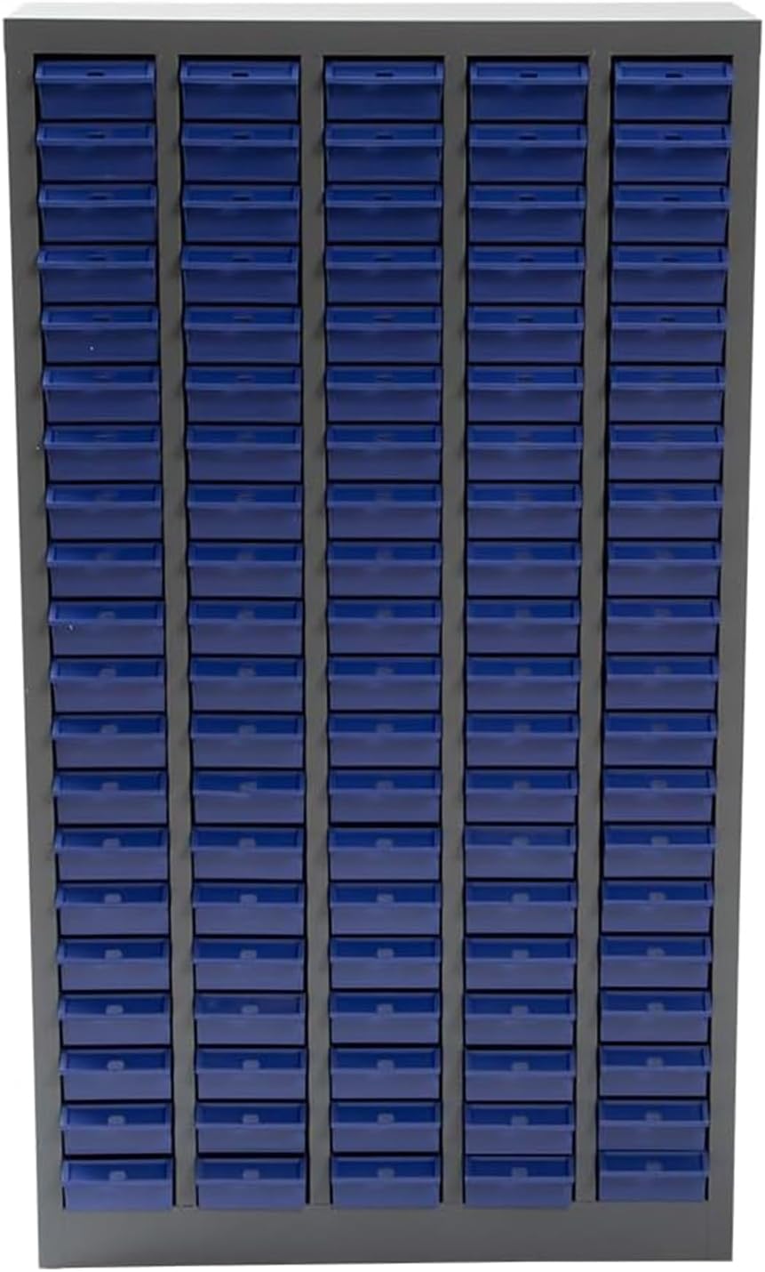 100 Drawers Parts Cabinet Bolt and Nut Tool Storage Cabinet Part Cabinet Organization Shelves with ABS Material Drawer for Tool Hardware Storage, Workshop Hardware Organizer