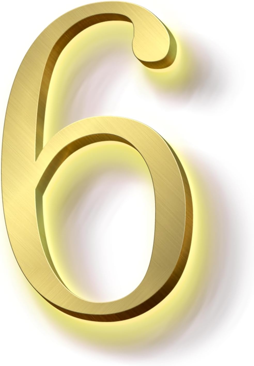 Modern Illuminated House Numbers, Backlit LED Home Address Numbers For Outside, Large Lighted House Numbers.