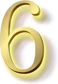 Modern Illuminated House Numbers, Backlit LED Home Address Numbers For Outside, Large Lighted House Numbers.