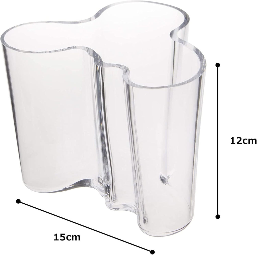 Iittala Alvar Aalto 120mm Clear Vase