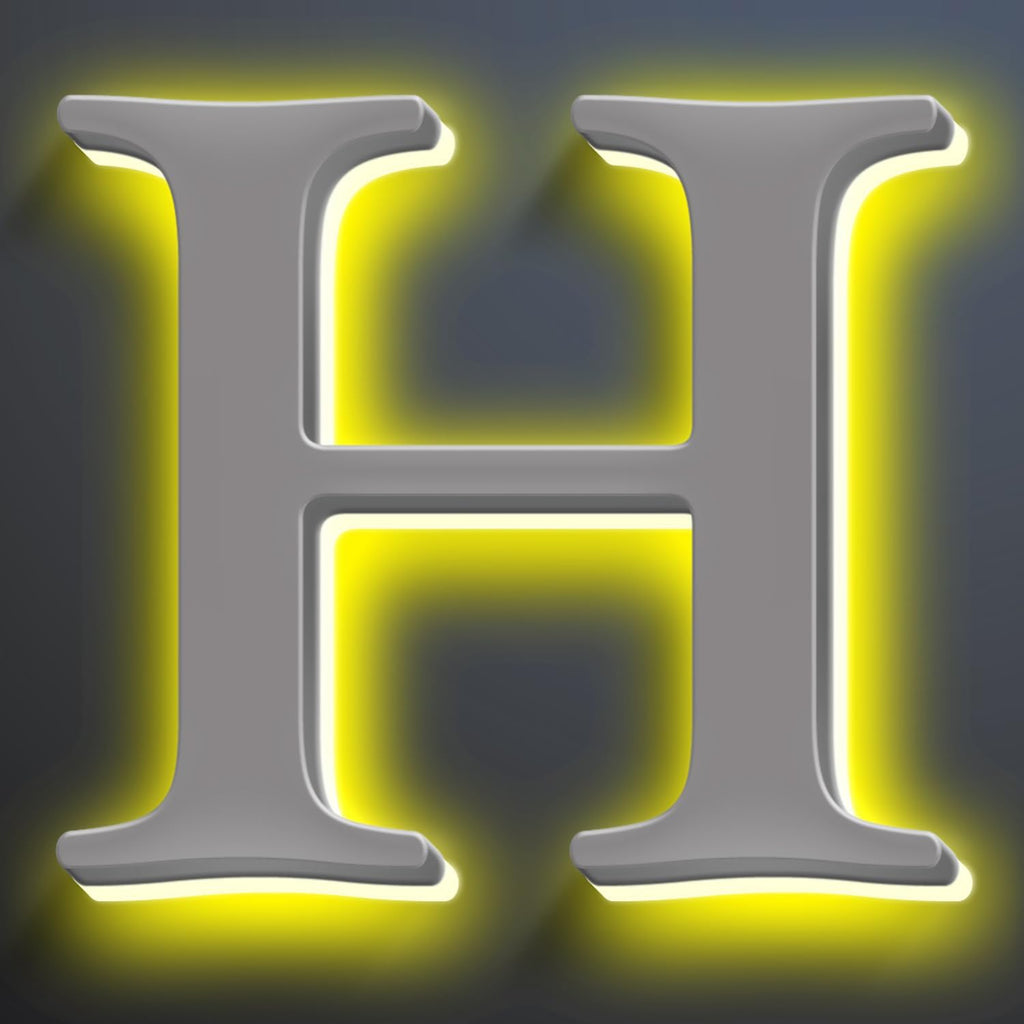 Illuminated House Number For Outside 20 Inch, Backlit LED House Number Signs Enhance Your Home's Elegance, Lighted Address Numbers, Metal House Numbers With Lights,H