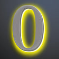 Illuminated Home Address Numbers 16 Inch, Backlit Illuminated LED House Number For Outside, Lighted Up House Address Numbers, Metal House Numbers With LED Lights,0
