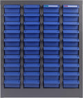 ABS-40 Drawer Parts Cabinet, Bolt, nut and Tool Parts cabinets, Alloy Steel Parts Cabinet with Labels and Shelves, Suitable for garages, basements, and Small Tool Storage