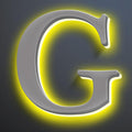 Illuminated House Number For Outside 20 Inch, Backlit LED House Number Signs Enhance Your Home's Elegance, Lighted Address Numbers, Metal House Numbers With Lights,G