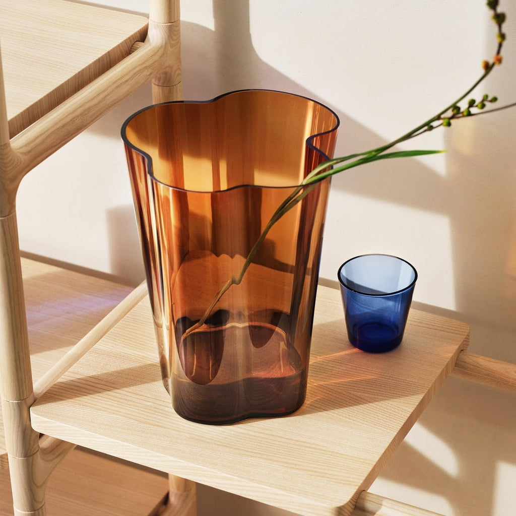 Iittala Aalto 251mm Green Glass Vase