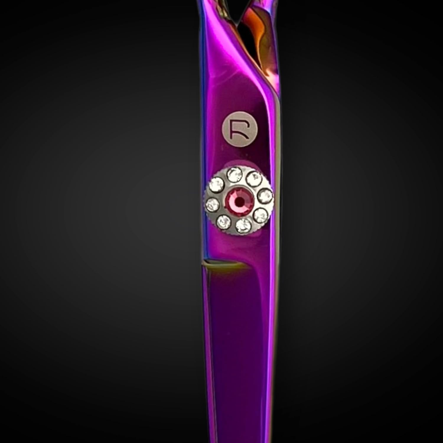 Swivel 5.5' Saki Kohana Pink Hair Shear Set (Swivel Cutting Shears, Swivel Thinning Shears, Razor, Case) - 440C Steel - For Professional Use