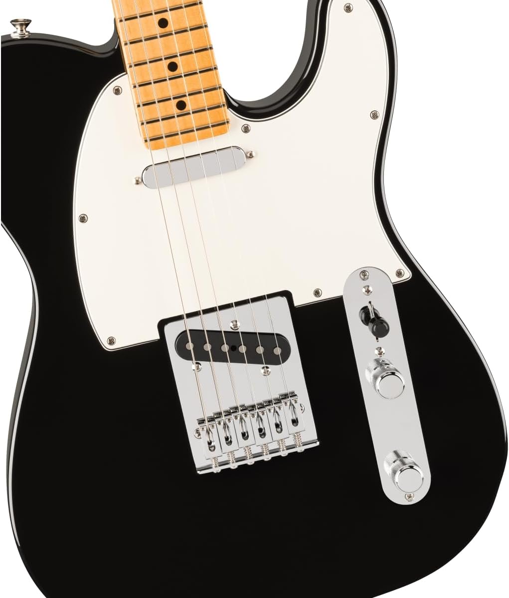 Fender Player II Telecaster Electric Guitar - Black with Maple Fingerboard