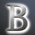 Backlit LED Illuminated Home Address Numbers 16', Large Modern Stainless Steel Illuminated House Numbers For Outside, Lighted Address Signs For A Stylish Look,B
