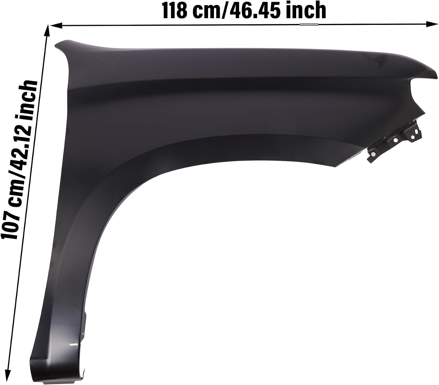 Front Right Passenger Side Fender Compatible with 2019-2023 Chevrolet/Chevy Silverado 1500 Primed Steel 84502611