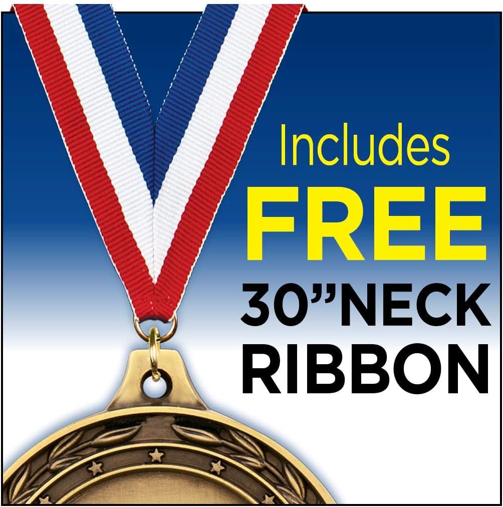 Ice Skating Medals, 2' Gold Ice Skates Medal Award with Free Custom Engraving