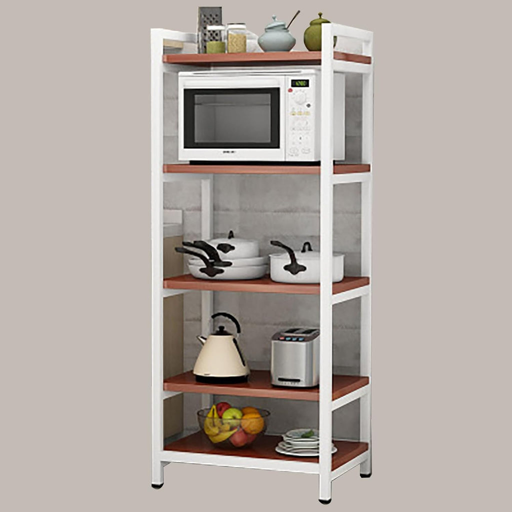 JSWHYBD Storage Shelves，Kitchen Storage，Bakers Rack Storage Rack Metal Shelving Units and Storage Pantry Shelves Laundry Bathroom Kitchen Pantry Closet 50 * 45 * 140 White