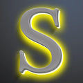Illuminated House Number For Outside 20 Inch, Backlit LED House Number Signs Enhance Your Home's Elegance, Lighted Address Numbers, Metal House Numbers With Lights,S
