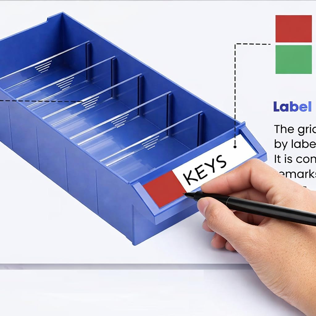 100 Drawer Alloy Steel Nut and Bolt Organizer, Hardware Storage, 26' L×9' W×46' H Nuts and Bolts Organizers and Storage, Parts Organizers for Shop Garage Workshop