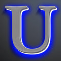 Backlit LED Illuminated House Numbers 18 Inch, Stainless Steel Hand-Polished For House Address Signs, Modern Lighted House Numbers, Large Metal Address Numbers,U