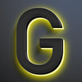 16 Inch Backlit LED Illuminated Address Signs For House Hand-polished Address Numbers For House Modern Large Lighted Metal House Numbers For Outside,G