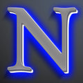 Backlit LED Illuminated House Numbers 18 Inch, Stainless Steel Hand-Polished For House Address Signs, Modern Lighted House Numbers, Large Metal Address Numbers,N