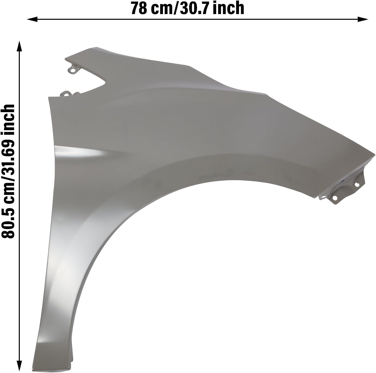 Front Right Fender Compatible with 2016 2017 2018 2019 2020 2021 2022 Chevrolet/Chevy Spark OEM 42355642 Passenger Side