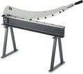 VEVOR Guillotine Shear, 39 in Bed Width Benchtop Cutter, Manual Hand Plate Shear for Metal Sheet Processing, with Q235 Material, High Precision, Stand, for PCB Board, Aluminum, Steel, Copper, Plastic