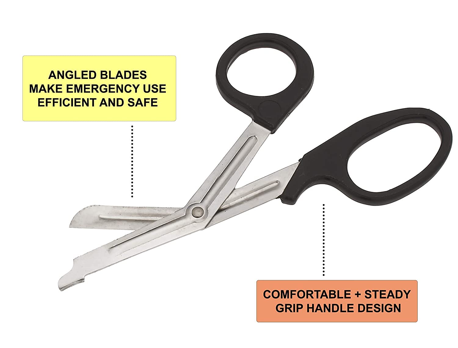 100 Pcs Heavy Duty EMT Trauma Shears - Assorted Rainbow Colors, Ideal for EMS, Nurse, Medic, Police and Firefighter | Strong Enough to Cut A Penny in Half