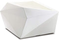 Crescent Garden Modern Geometric Origami Planter, Plant Pot, 23-Inch (Alpine White)