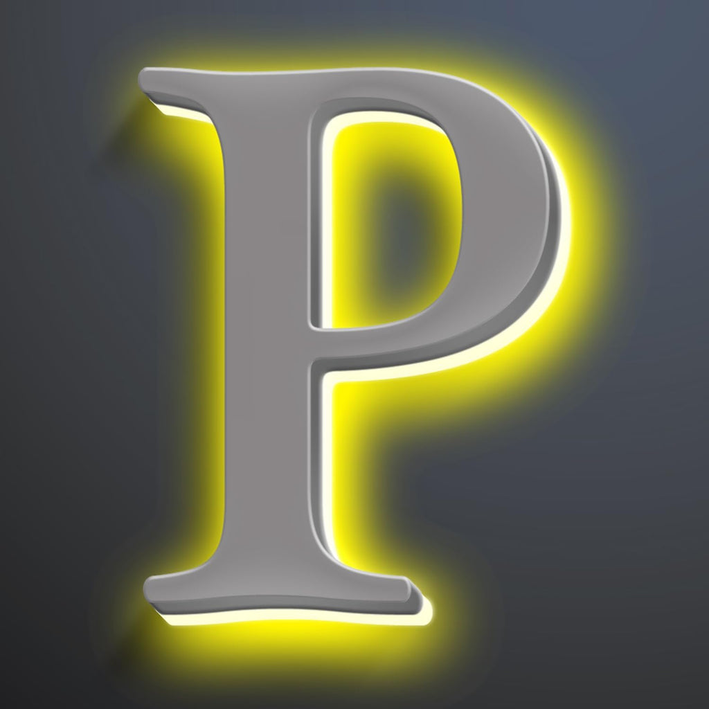 Illuminated House Number For Outside 20 Inch, Backlit LED House Number Signs Enhance Your Home's Elegance, Lighted Address Numbers, Metal House Numbers With Lights,P
