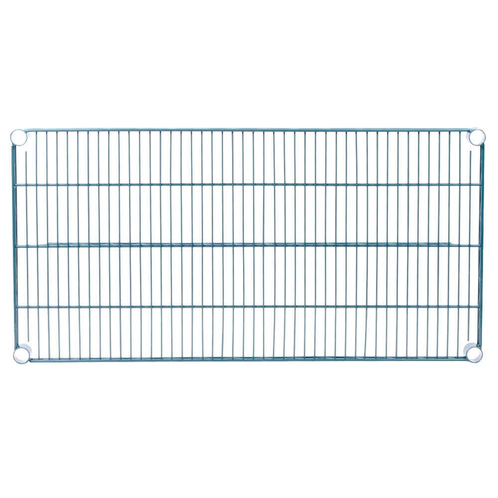 Commercial Green Epoxy Coated Wire Shelving 24 x 60 (2 Shelves) - NSF