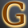 Backlit LED Illuminated Address Numbers 16 Inch, Up-Scale Modern Look, Lighted House Numbers, Large Illuminated Address Numbers Signs, Waterproof, Brown, Warm Light,G