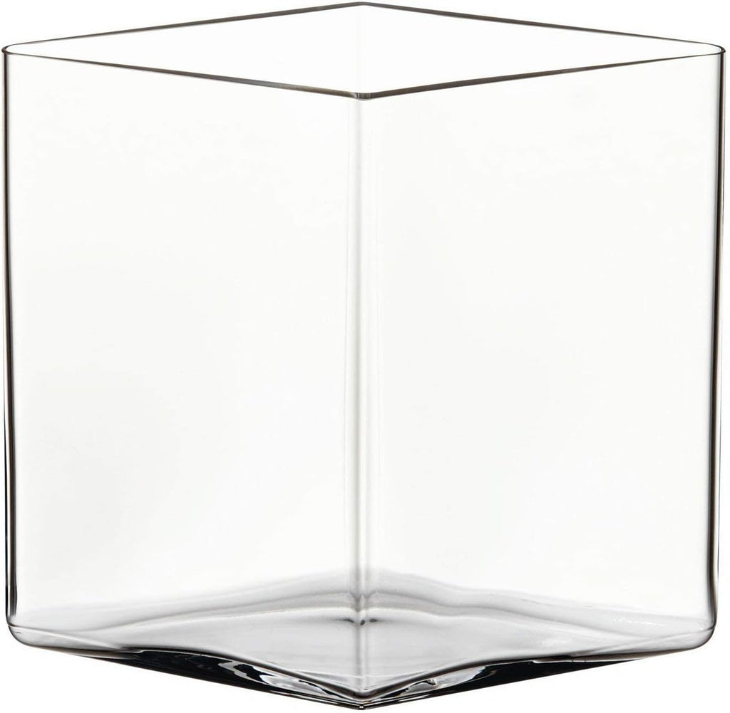 Iittala Ruutu Vase, Transparent, 205 x 180 mm