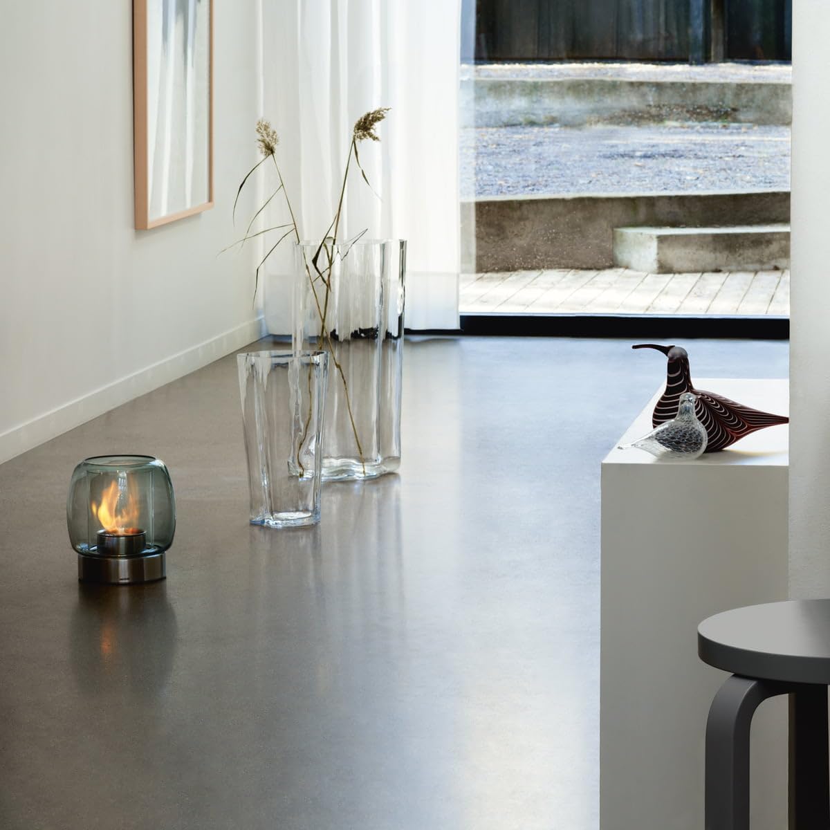 Iittala Aalto 251mm Green Glass Vase