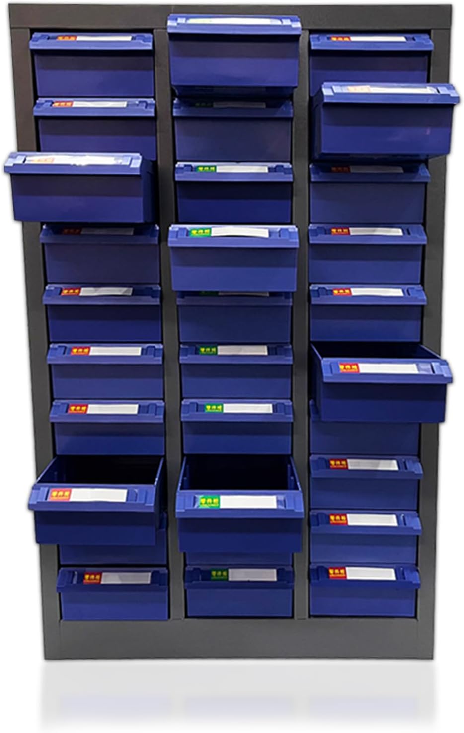 Bolt and Nut Parts Cabinet 30 Drawers Metal Hardware Tool Storage Cabinet Organization Shelves and Office Supplies