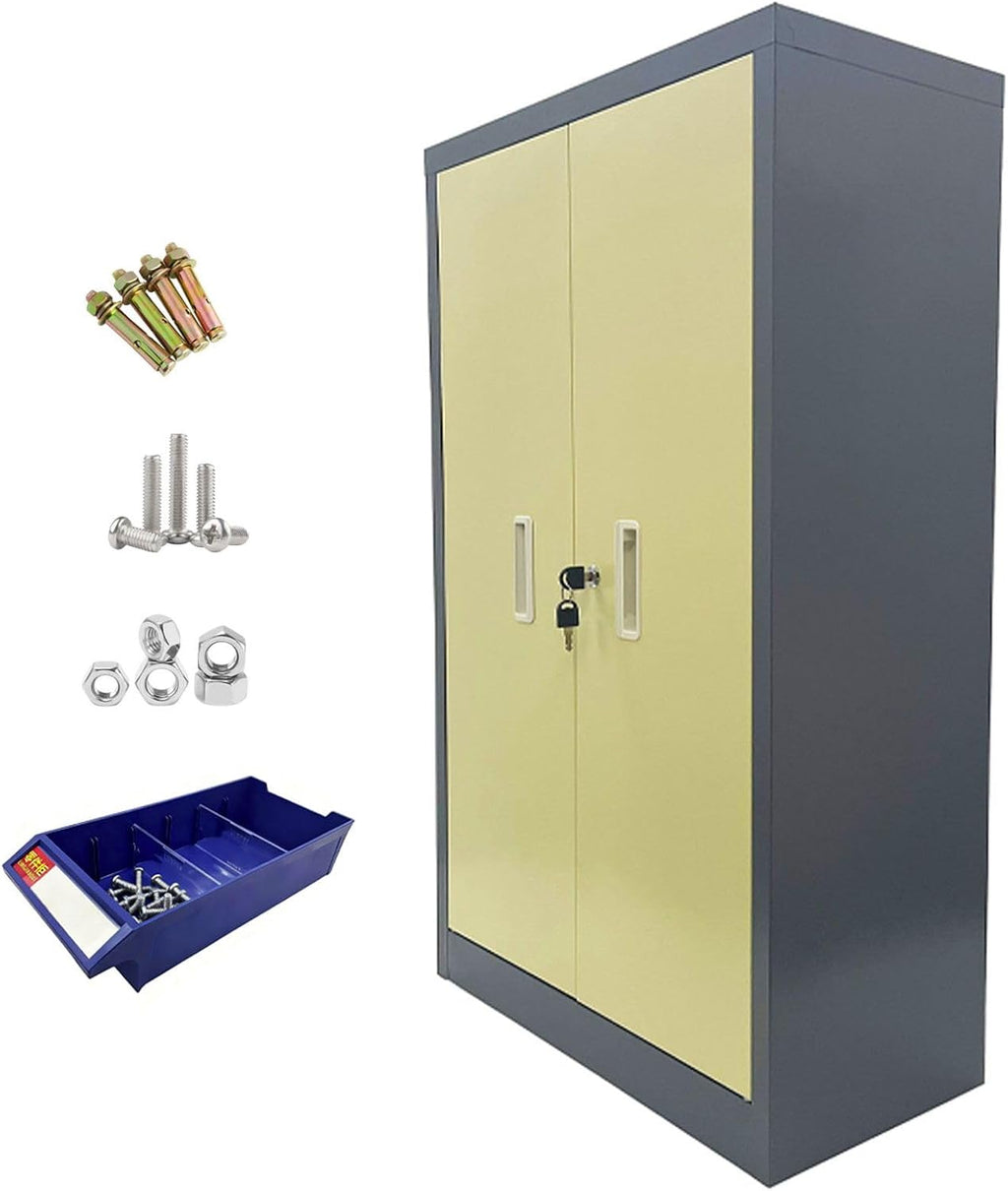 Part Cabinet 60 Drawers Bolt and Nut Parts Storage Cabinet Lockable Cabinets Organization Shelves with Doors
