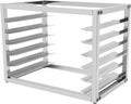 6-Tier Pan Rack, Stainless Steel Bakery Rack, Bakers Rack for Home Commercial Kitchen, Restaurant, Cafeteria, Dessert Shop